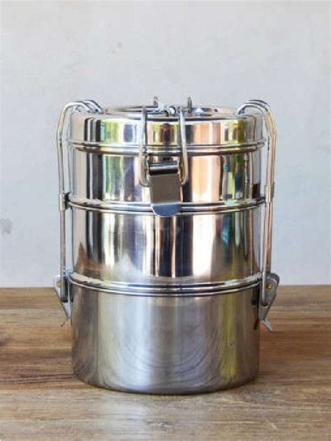 steel tiffin box world market|Object Lessons: The Trusty Tiffin Box .